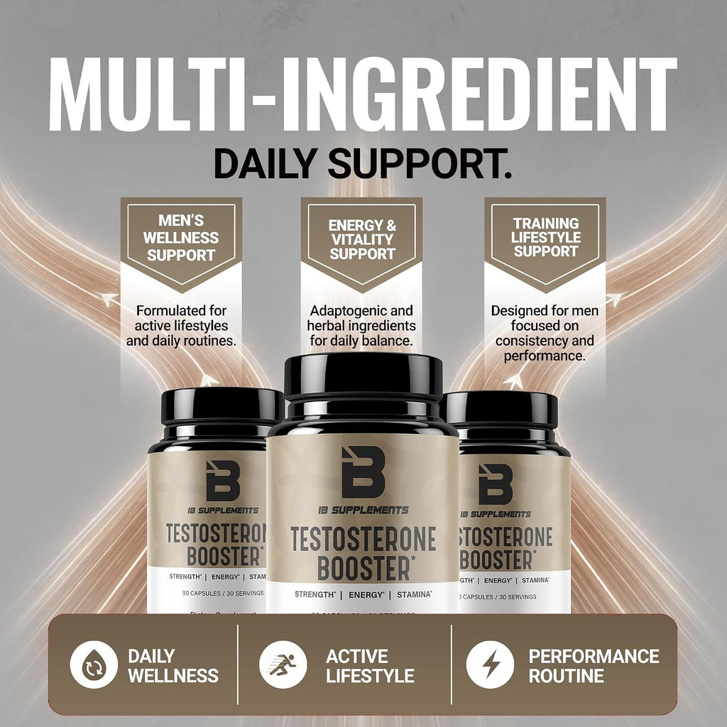 Daily support ingredient blend in Iron Brothers Testosterone Booster for Men