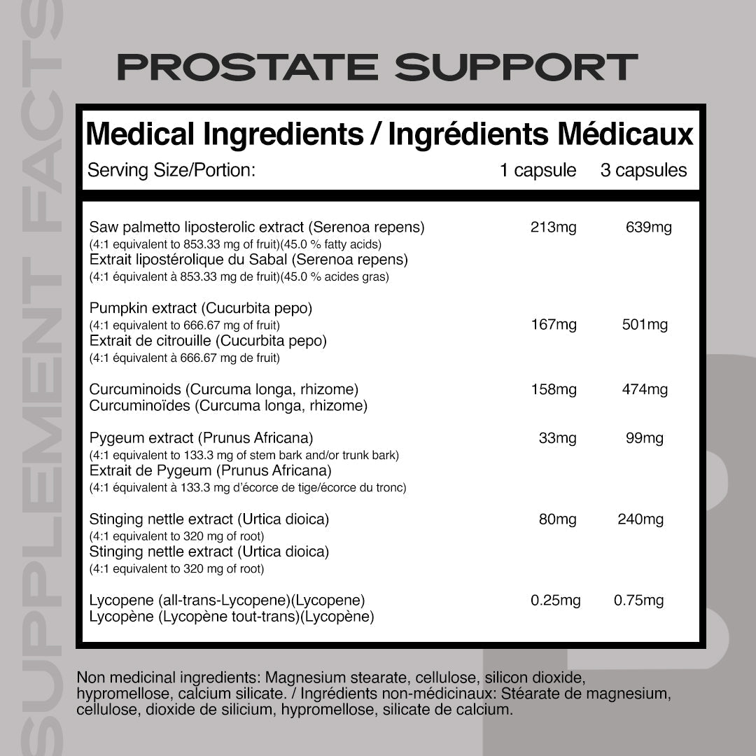 Soutien de la Prostate