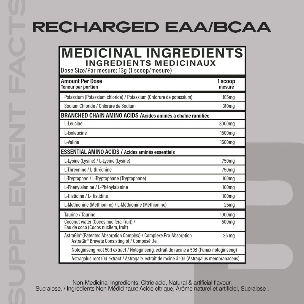 BCAA/EAA rechargés